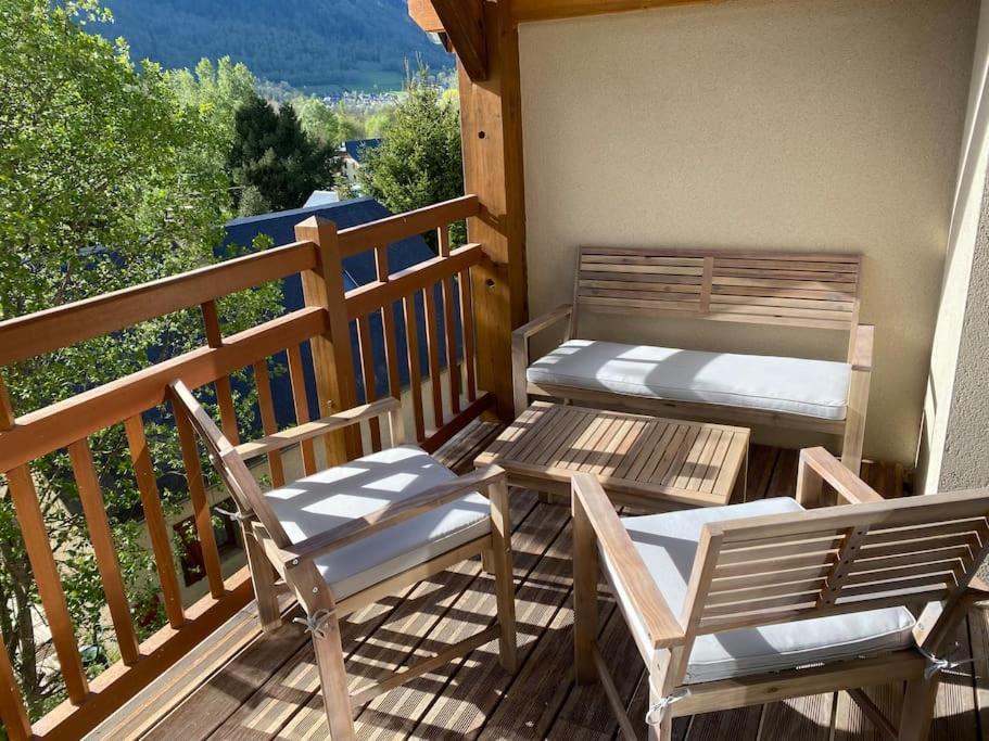 Charmant T4 Duplex Vue Montagne Loudenvielle Esterno foto